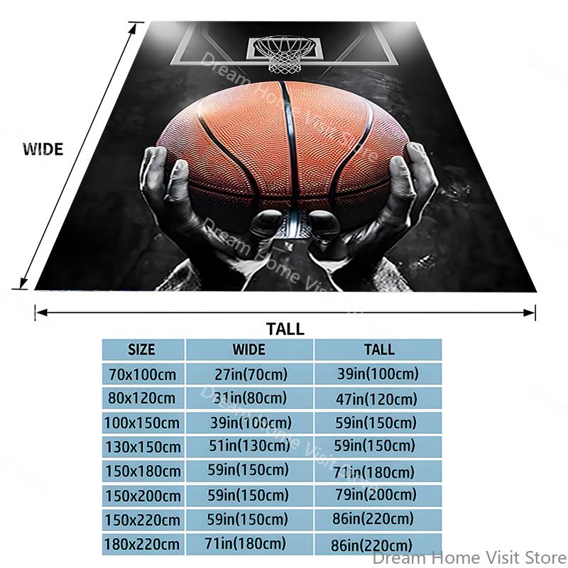 1pc Basketball Player Print Flannel Throw Blanket, suitable for Sofas, Beds, offices, Travel, camping chairs, warm plush blanket