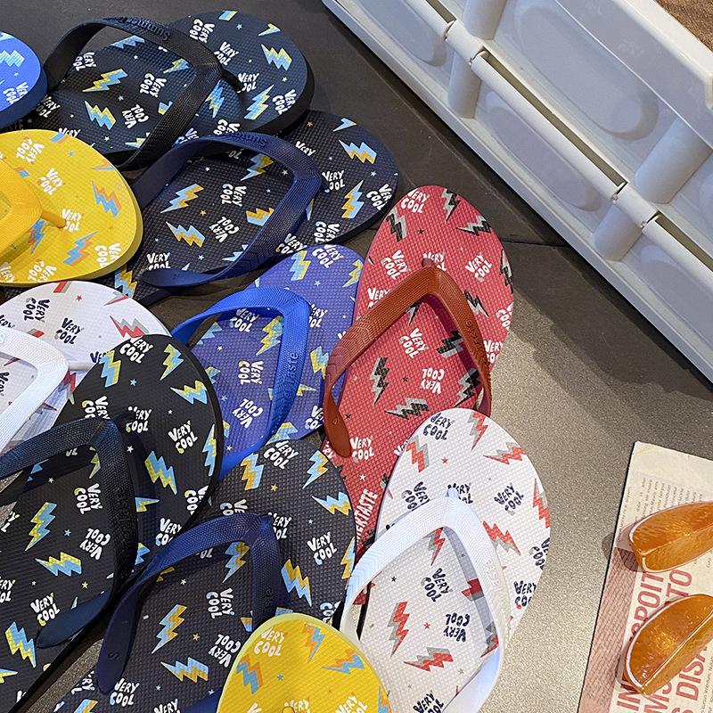 Flip-flops men go out fashionable summer simple slippers men splint slippers outdoor wear outdoor music festival slippers men
