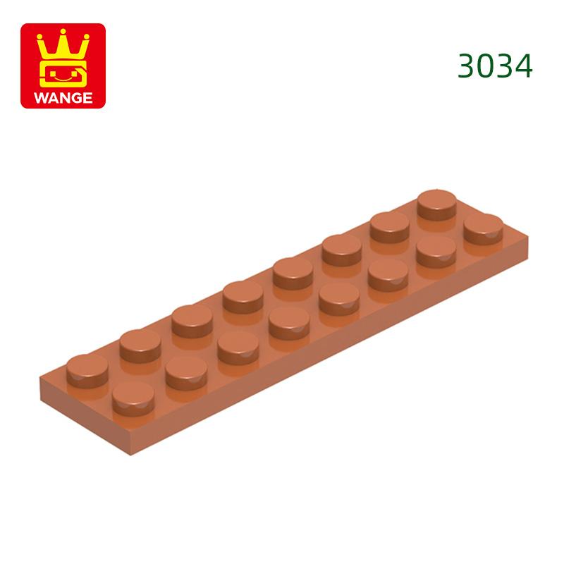 

44Pcs / Lot 3034 2x8 Foundation Board Building Blocks My Own Creation Basic Components Component Fitting Including Blocks Children Toy Present Box about 44pcs