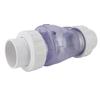 2 Inch Check Valve Transparent Pool Accessories Replacement Check Valve Prevent Backflow