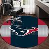 Houston-Texans Artwork Round Rug for Livingroom,Bedroom, Palyroom, Chair Rug, Area rug, Circle Carpet, Large Size Fan Christmas gift