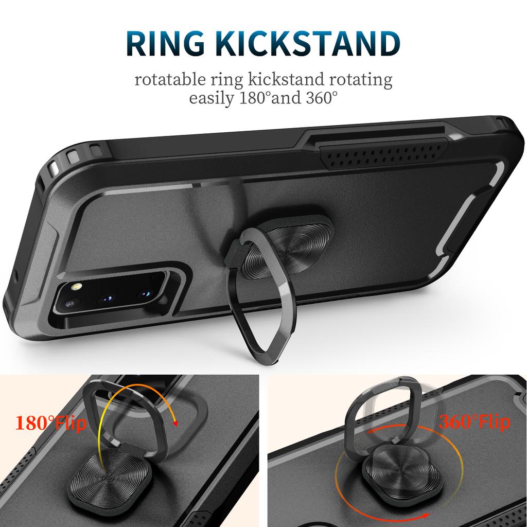 Custodia Robusta a 3 Strati S20, Protezione Anti-caduta, Antiscivolo, Resistente agli Urti/Polvere, Per Samsung Galaxy S20 Plus/S20 Ultra