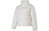 Down Jackets Women's White Stand Collar Moderate Down Jacket NPD4E152-IV