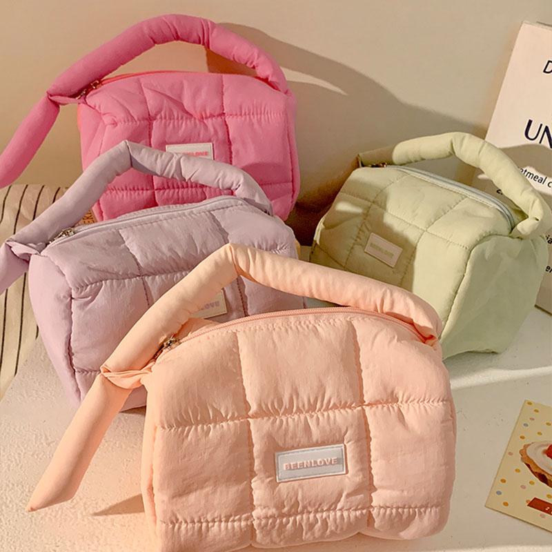 

Macaron Makeup Bag Large Capacity Cosmetic Pouch Travel Essentials Women s Travel Tote Makeup Brush Pouch Case