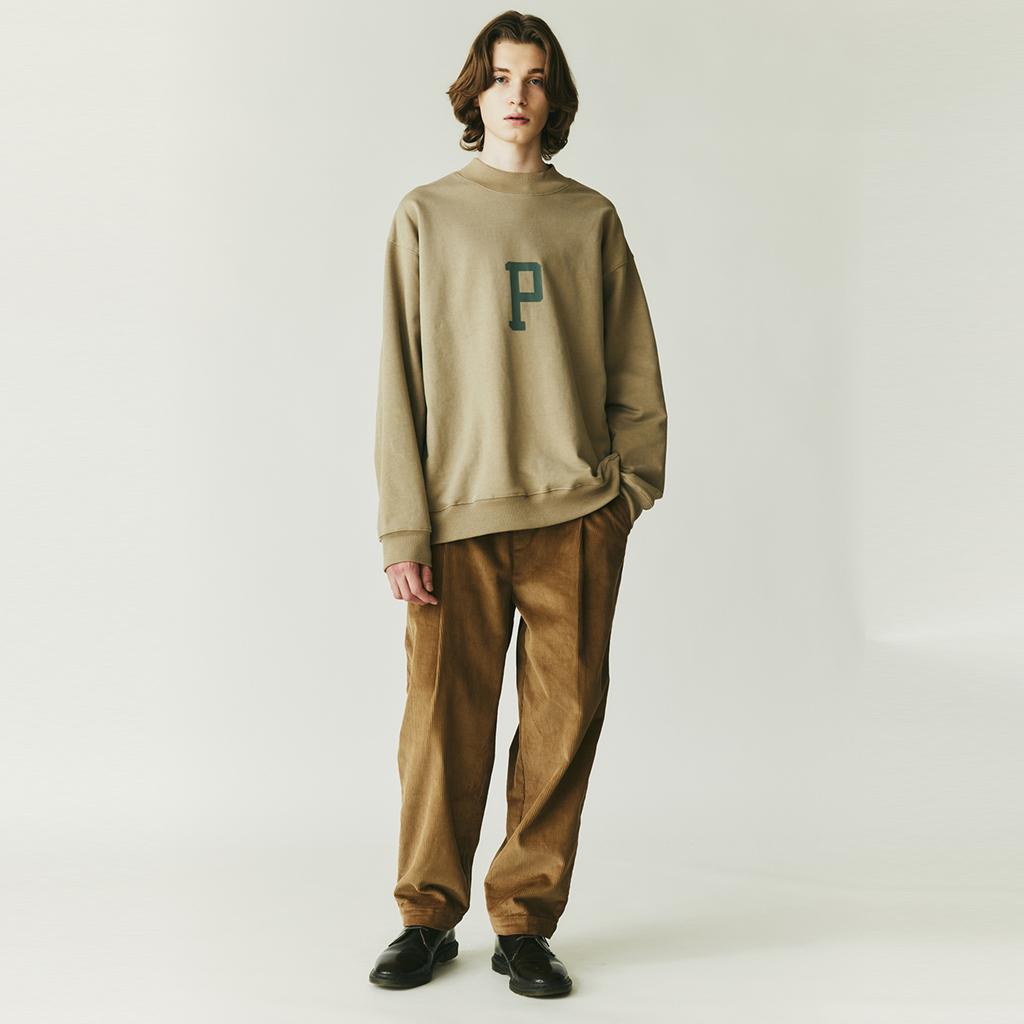 SPNK Corduroy Loose Fit Elastic Waist Pants (Men'S)_Camel