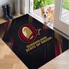 Soft Floor Carpet Queensland Maroons Pattern Area Rug Decorative Mat For Home Room Decoration