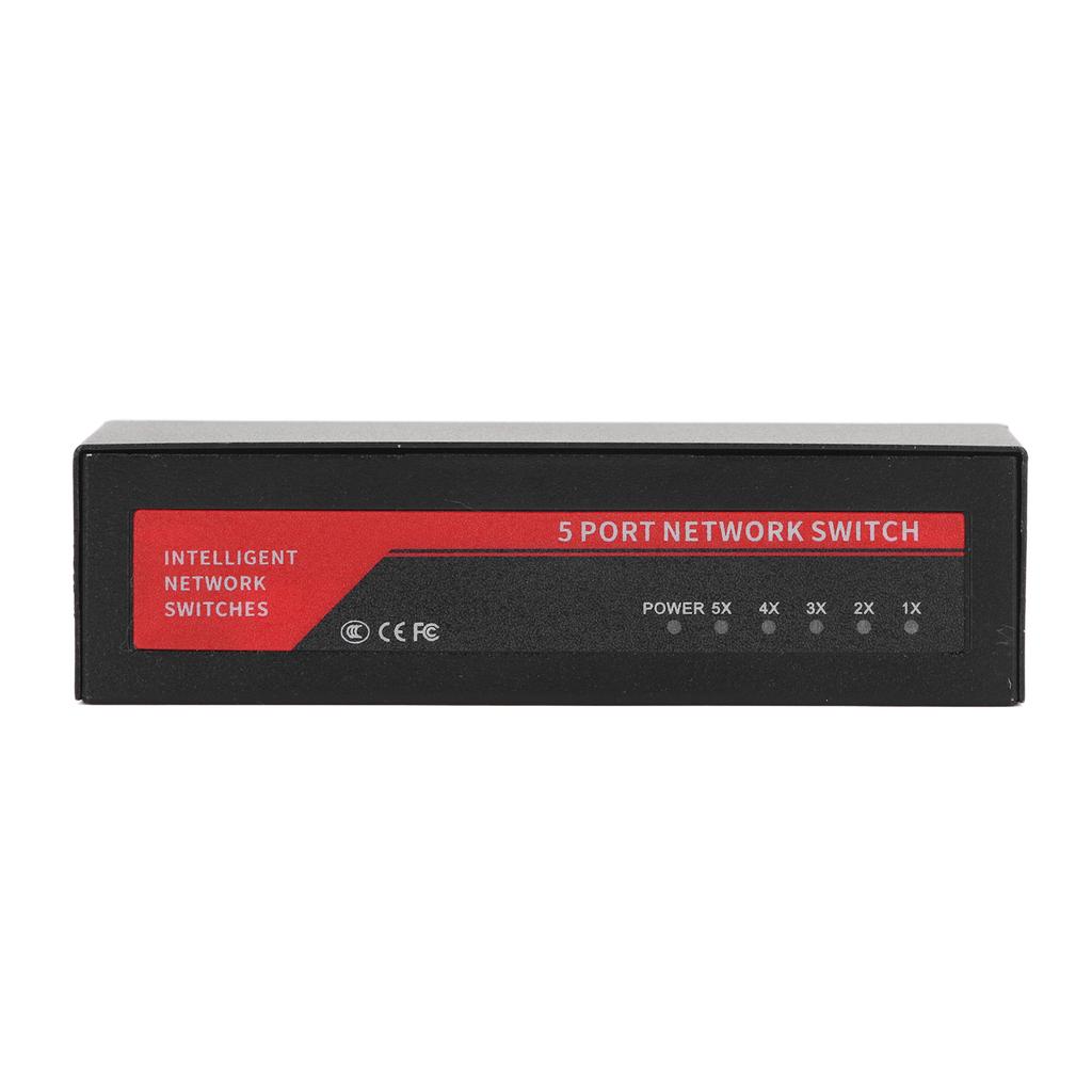 5 Port Gigabit Ethernet Network Switch 10 100 1000Mbps Ethernet Network Switch Hub Shunt for Office Dormitory Home