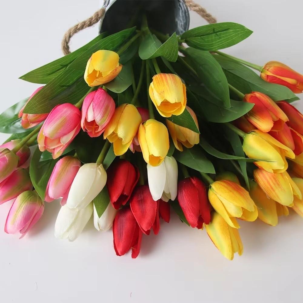 Floral Arrangement Simulation Flowers 9 Heads Flower Bouquet Fake Flower  Home Decoration