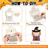 Halloween DIY Wooden Picture Frame Craft Kit for Kids - Handmade Wood Art Decor Party Gift