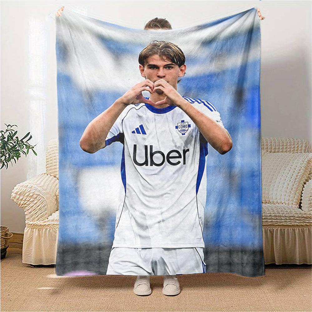 Player Field Blankets Flannel Printed Breathable Warm Throw Blanket for Home Office Bedspreads 0708a54