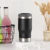 14oz Beer Thermal Insulation Mug Stainless Steel Insulated Cup Beer Cooler Mug  Car Mounted