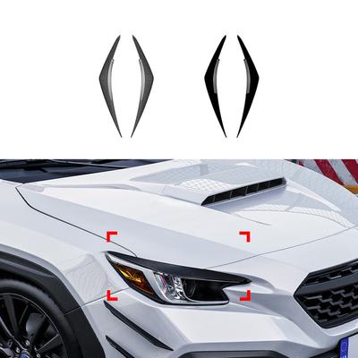 For Subaru WRX STI VB + Body Kit Auto Head Light Lamp Eyelids Eyebrow Headlight Decoration Car Styling Trim Exterior Part