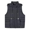 Women's Solid Color Zipper Fashion Pockets Stand-Up Collar Vest Top Coat