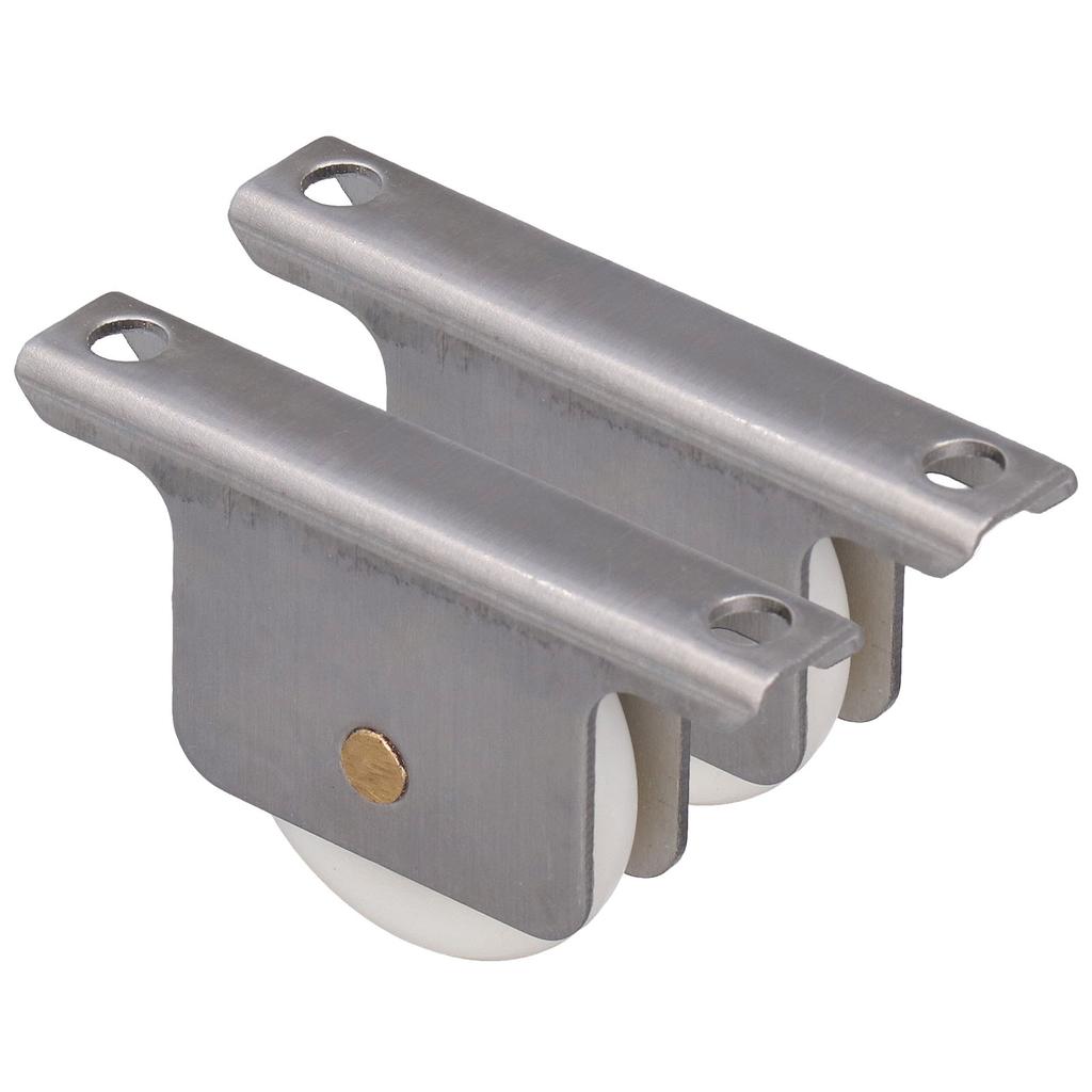 2Pcs Sliding Door Pulley Roller Wheel with Base for Bathroom Shower Glass Doors 38mm