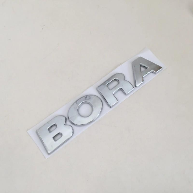1Pcs BORA Car Letter Emblem Rear Tail Trunk Decals Badge Sticker Decal Styling Auto Accessories