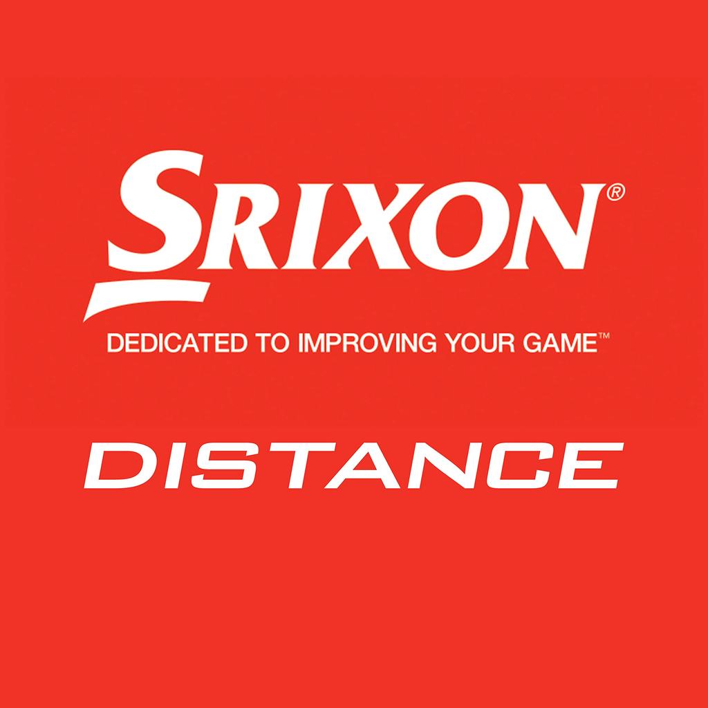 Srixon Distance Golf Soft 1 Dozen Balls, White, (2017/18 Version)