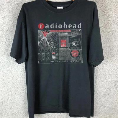 Radiohead Band T-Shirt, Radiohead Band Basic Schwarz Unisex T-Shirt Nachdruck