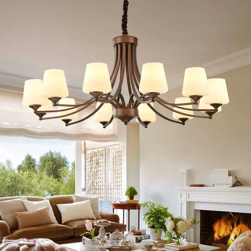 OEING Modern 10-Light LED Chandelier