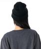 New Era Basic Cuff Knit Free Basic Cuff Black Hat, Black/Metallic Black, Knit,