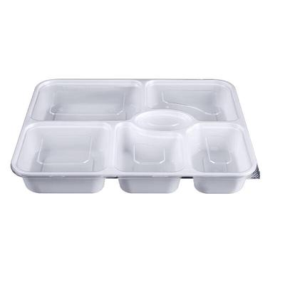 Meiliya 6-Compartment Disposable Lunch Boxes