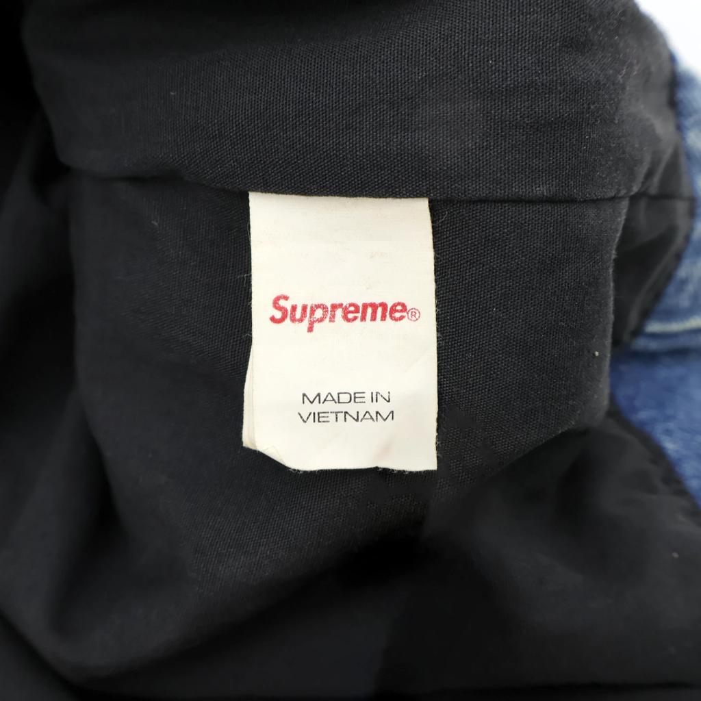 Supreme Bb. Simon Denim-Tragetasche Gewaschener Indigo