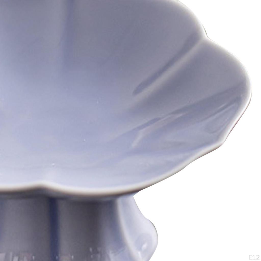 Ceramiczna misa na nóżce Dekoracyjny wystrój stołu Podstawa Deser Ciasto Do serwowania Uchwyt do salonu