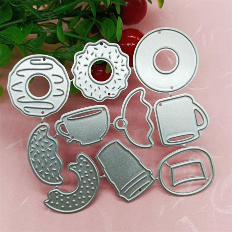 Coffee Cup Metal Cutting Dies DIY Craft Carbon Steel Embossing Template Stencil Scrapbooking for Card Die Cuts Mold