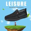 Atmungsaktive Mesh-Sandalen für Herren im Sommer für mittlere und ältere Menschen - Rutschfest, Geschlossene Zehenpartie, Freizeit-Schuhwerk