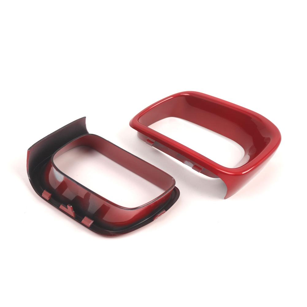 2 Stück Frontstoßstange Kühlergrillabdeckung Auto Außen Frontgrill Einsatz Lufteinlass Auslass Abdeckung Zierleiste 51117337809 für BMW Mini F55 F56