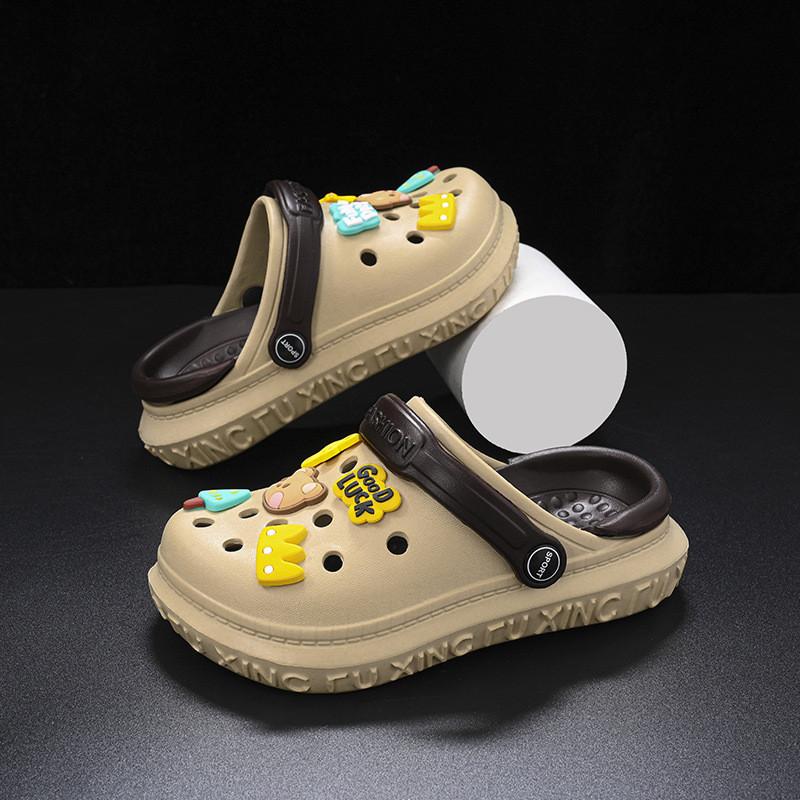 Childrens Eva Trendsetting Hole Sandals With Breathable And Nonslip Features For Boys Adventures Summer