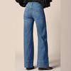 Ladies' Retro Straight Leg High Waisted Jeans