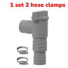 PVC Pool Filter Pump Adapter  32mm Ground Pool Adapter Leak Proof Replacement for Outdoor Equipment Parts