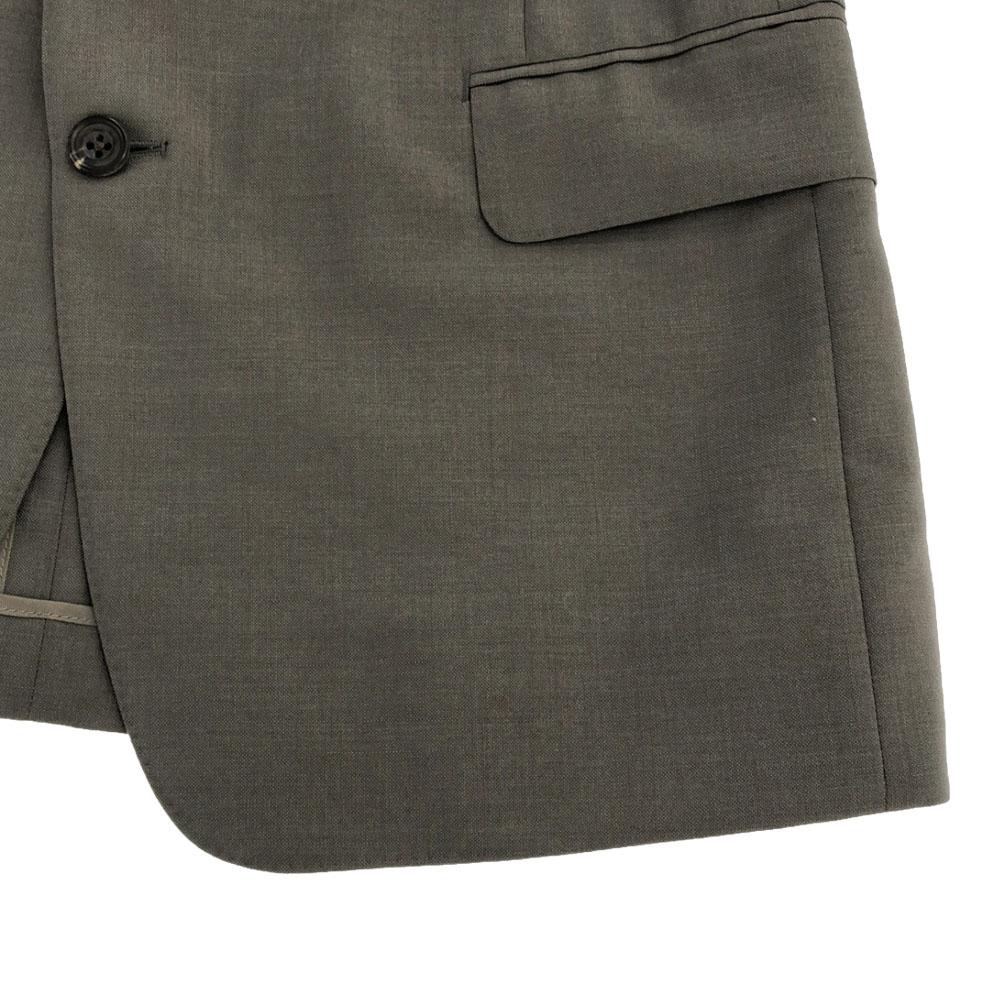 Burberrys 90s wool tailored jacket 94-82-175A6 khaki Old Men's Used