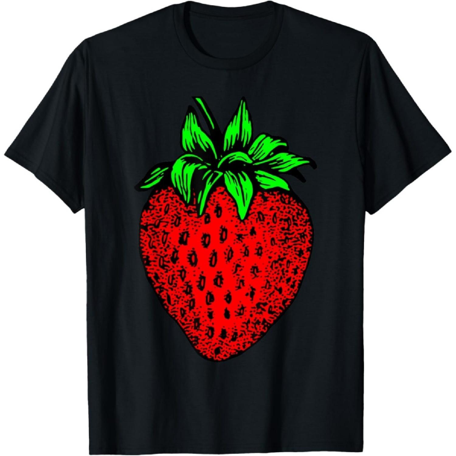 

Strawberry T-Shirt XXXXXL чорний