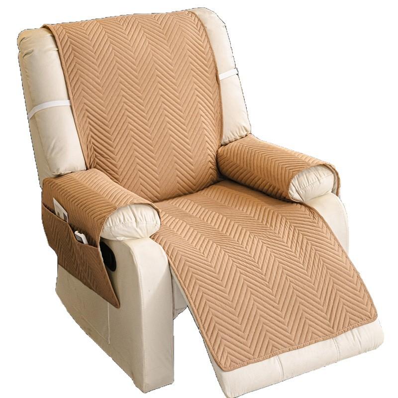 Ultrasonic Quilted Lounge Chair Cover  All Season Waterproof and Stain Resistant Single Seat One Piece Sofa Cushion