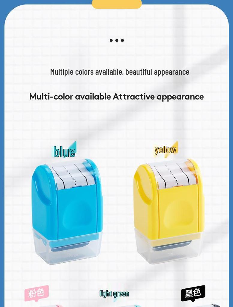 Expandable English Stamp Roller for Teaching Beginners