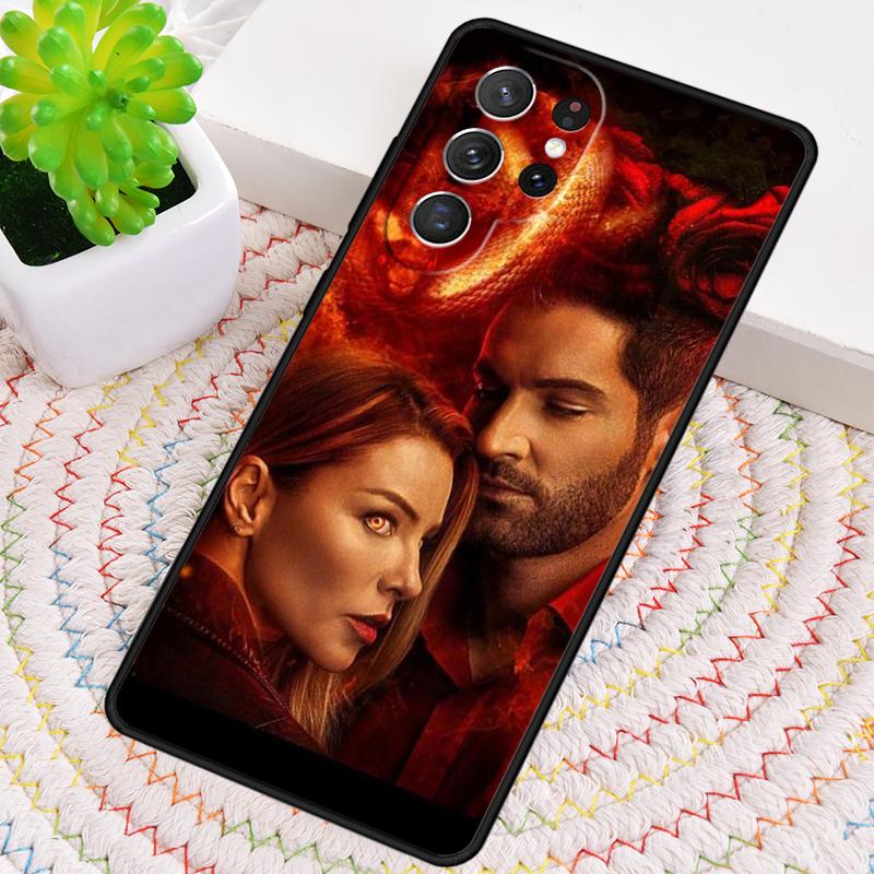 TV Series Lucifer TPU Phone Case For Samsung Galaxy Note 10 Pro S26 S25 S24 S23 S22 Ultra Plus S21 FE S20 Shockproof Cover