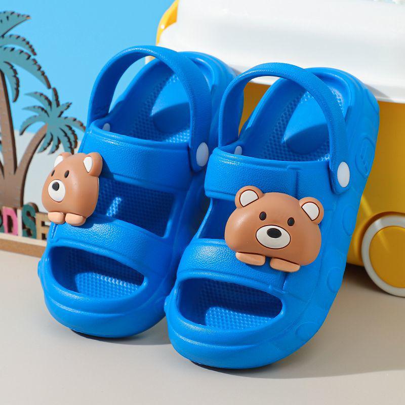 Bear Baby Anti-Collision Two-Way Non-Slip Sandals for Toddlers and Boys