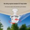 V380 Indoor Panoramic VR Fisheye Wireless Full-Color HD Night Vision Security Camera