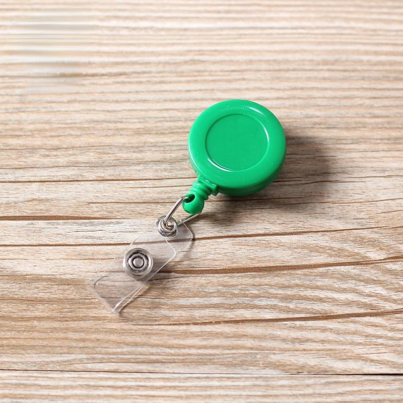 1pc Credential Pass Badges Doctor Id Nurse Retractable Id Badge Reel Plastic Badges Badge Clip Nurse Accessories