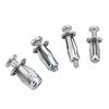 5/10pcs Petal Rivet Lock Nuts with Screw Fixed License Plate for Car Screw Iron Skin Car Metal Screw Jack Nuts Hollow Wall