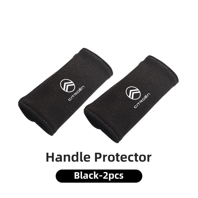 Car Roof Handle Cover Suede Roof Grab Handle Grip For Citroen C3 C4 C5 C1 C2 Berlingo Celysee Xsara Picasso Interior Accessories