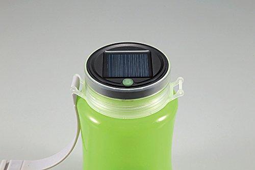 Captain Stag Camping Lantern Light, Floating LED Lantern Type II, Solar & USB Rechargeable, Pink, UK-4046