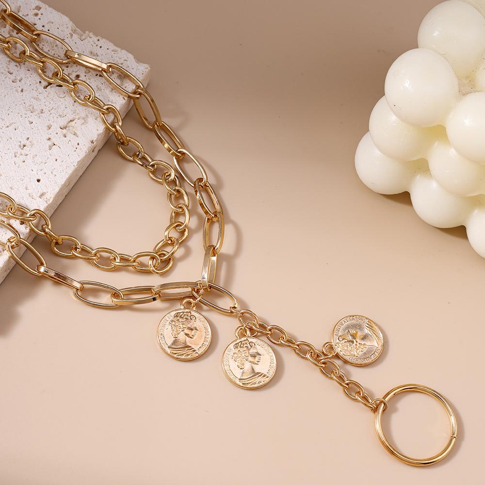 New Statue Pendant Necklaces Multilayer Choker Necklaces Chain Handmade Party Jewelry Gifts