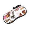 Dachshund Glasses Case Unisex Student Accessories Dogs Animal Valentine's Day Eyeglasses Storage Box Eyewear Container
