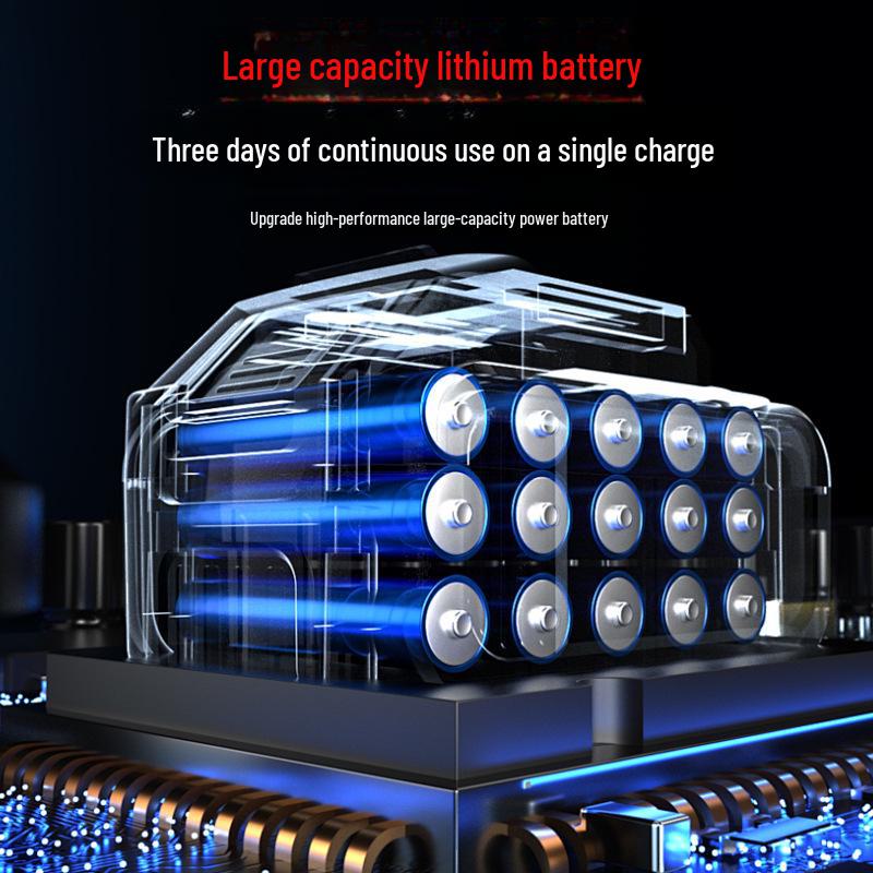 High-Power Rechargeable Handheld Electric Chainsaw for Tree Pruning and Logging