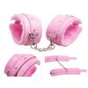 7 sztuk/zestaw PU Leather Sex Bondage Set Zabawki Przytrzymujące Sex Zabawki Kajdanki Wiązana Lina Bicz Kołnierz Zabawki Erotyczne