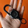 1Pcs Anti-theft Metal Easy-to-pull Buckle Rope Elastic Keychain Sporty Retractable Key Ring Anti Lost Yoyo Ski Pass ID Card