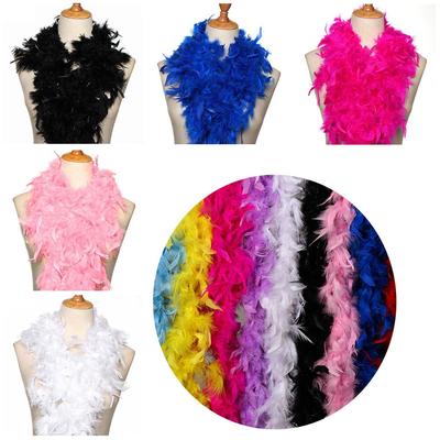 2M Costume DIY Craft Fluffy Party Decoration Wedding Supplies Grament Accessaries Feathers Apparel Fabric Feather Boa Strip