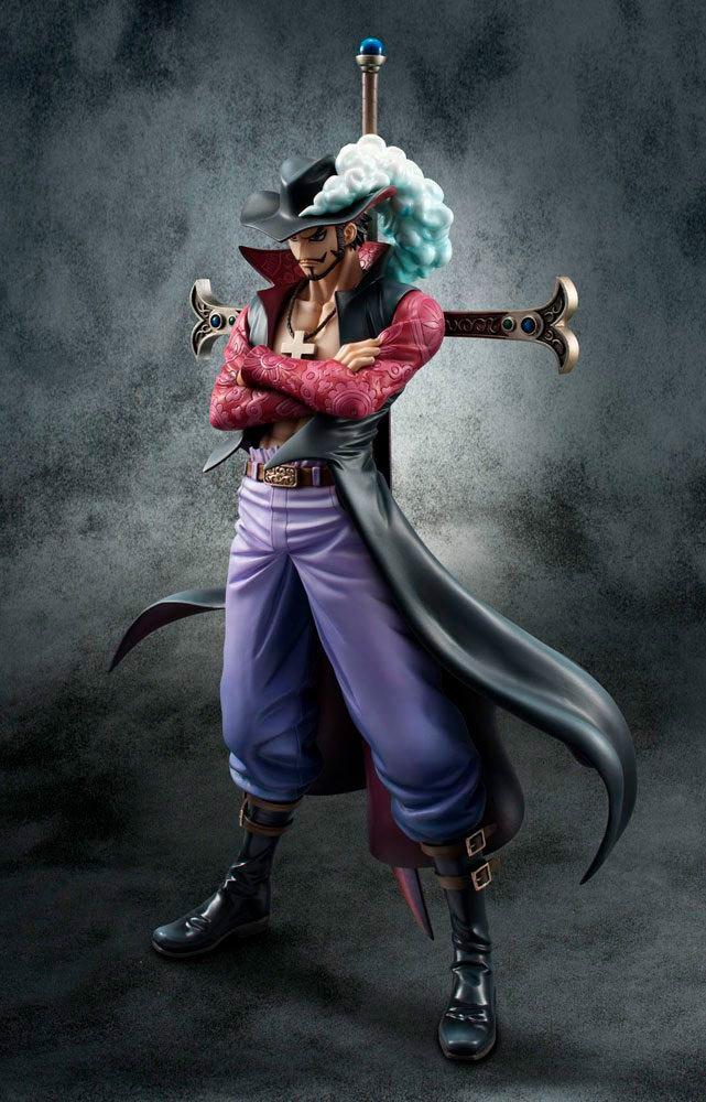 One Piece Dracule Mihawk 255mm PVC Painted Complete Figure Portrait.Of.Pirates NEO-DX Ver.2 (Re-release) Approx.